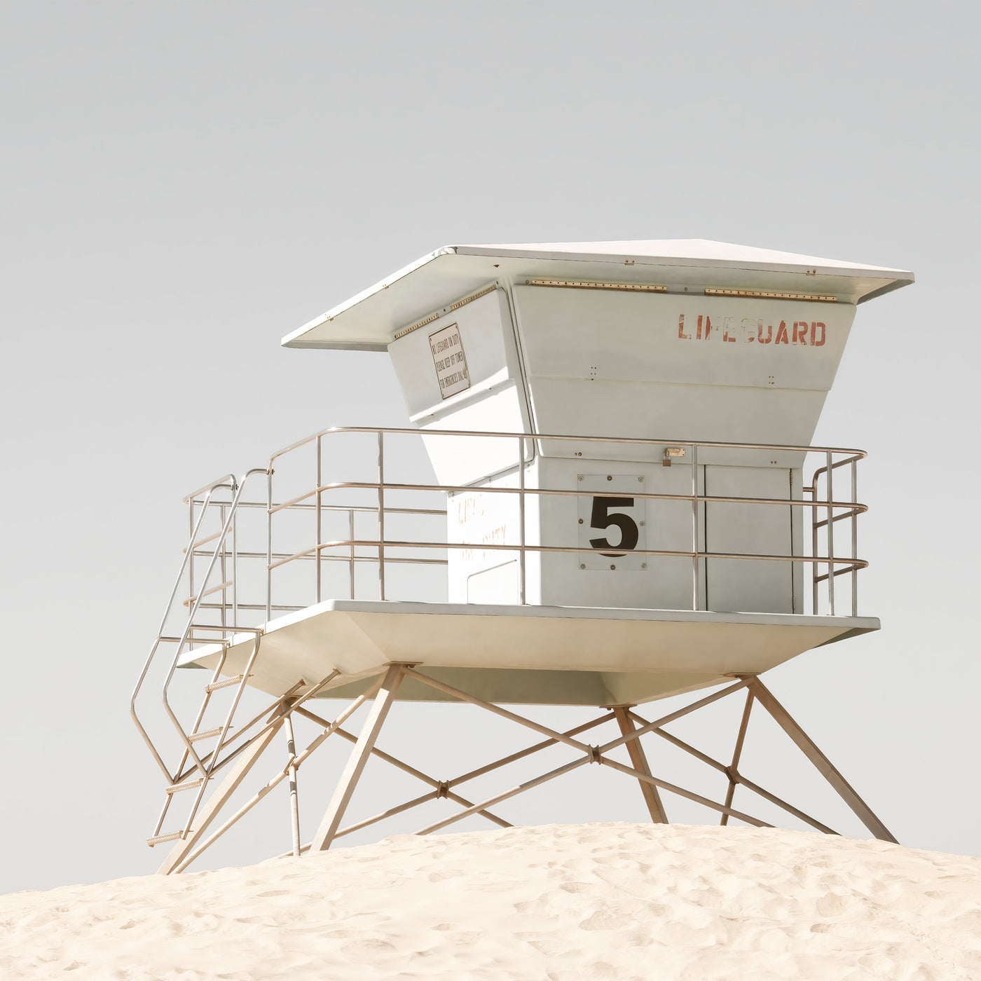 California Dreaming No 2 Square - large beach wall art by Cattie Coyle Photography