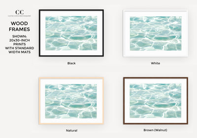 Caribbean Sea - Framed ocean art prints by Cattie Coyle Photography