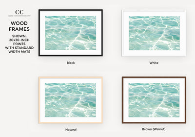 Caribbean Sea - Framed ocean art prints by Cattie Coyle Photography