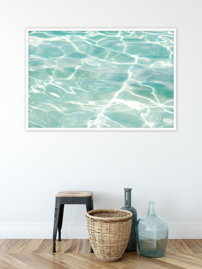 Caribbean Sea - Oversized framed art print by Cattie Coyle Photography