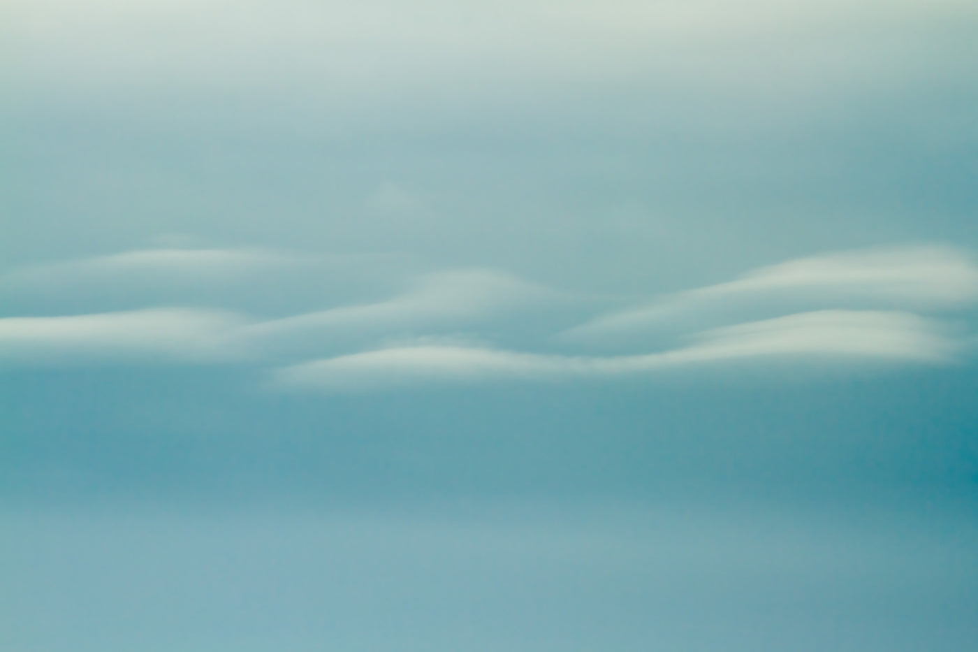 Clouds – Abstract teal wall art by Cattie Coyle Photography