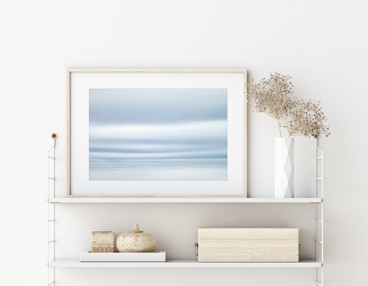 Clouds No 4 - Fine art print by Cattie Coyle Photography on string shelf