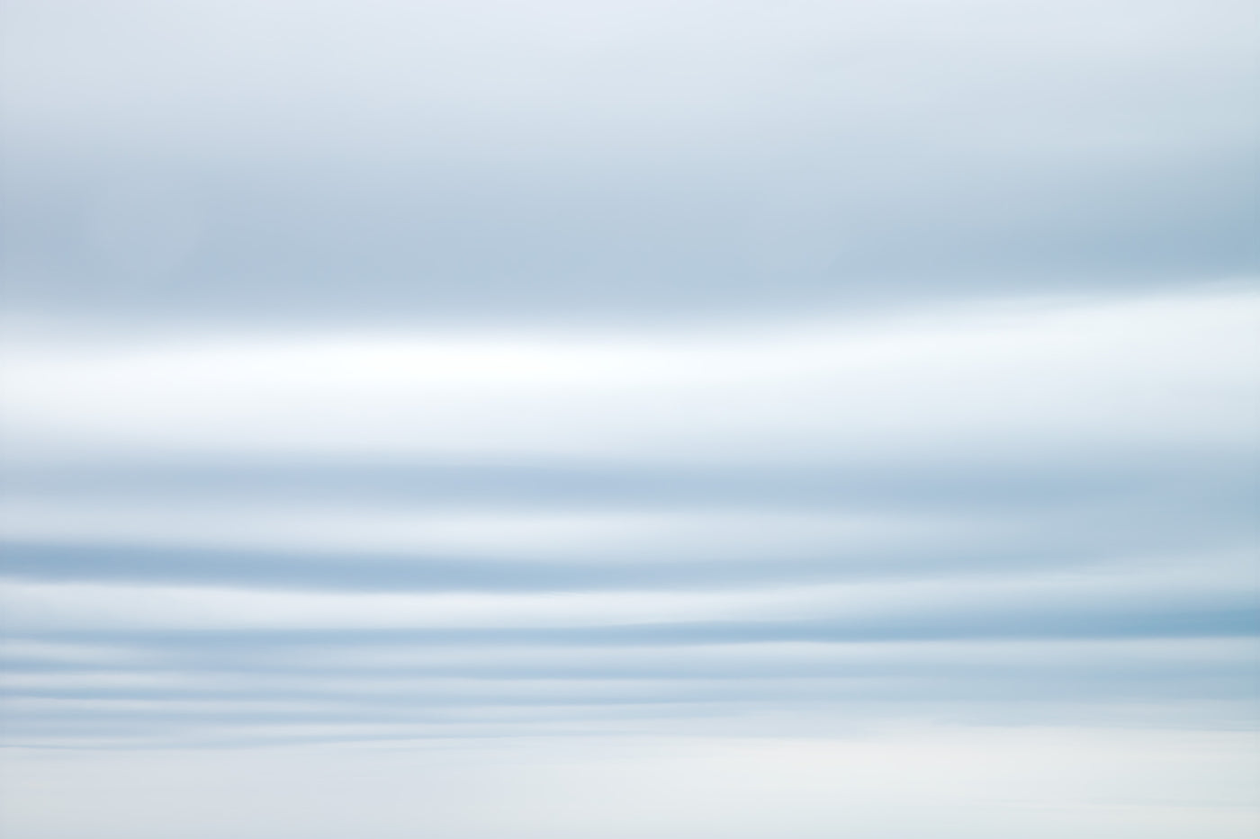 Clouds No 4 - Abstract art in blues by Cattie Coyle Photography