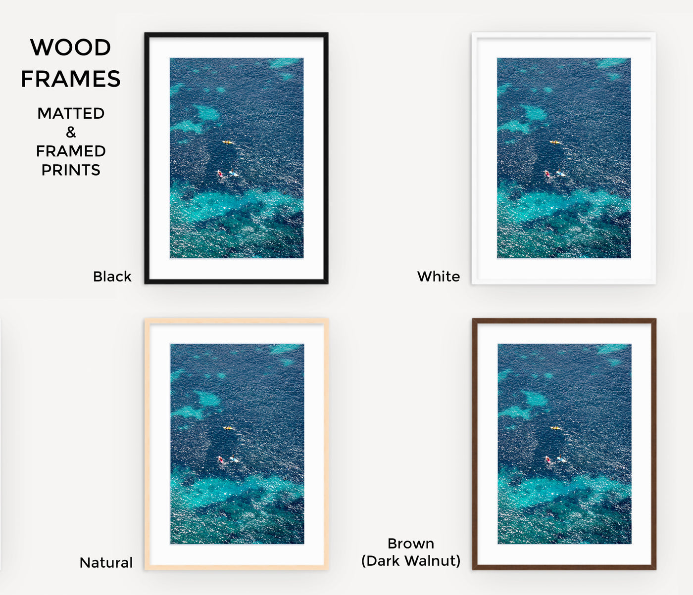 Cote d'Azur – Framed Mediterranean Sea aerial art prints by Cattie Coyle Photography