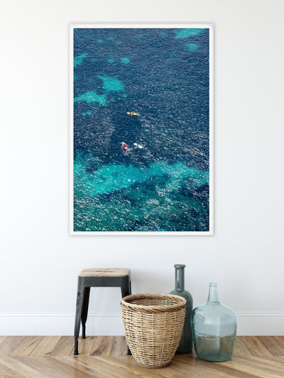 Cote d'Azur – Large Mediterranean Sea aerial art print by Cattie Coyle Photography