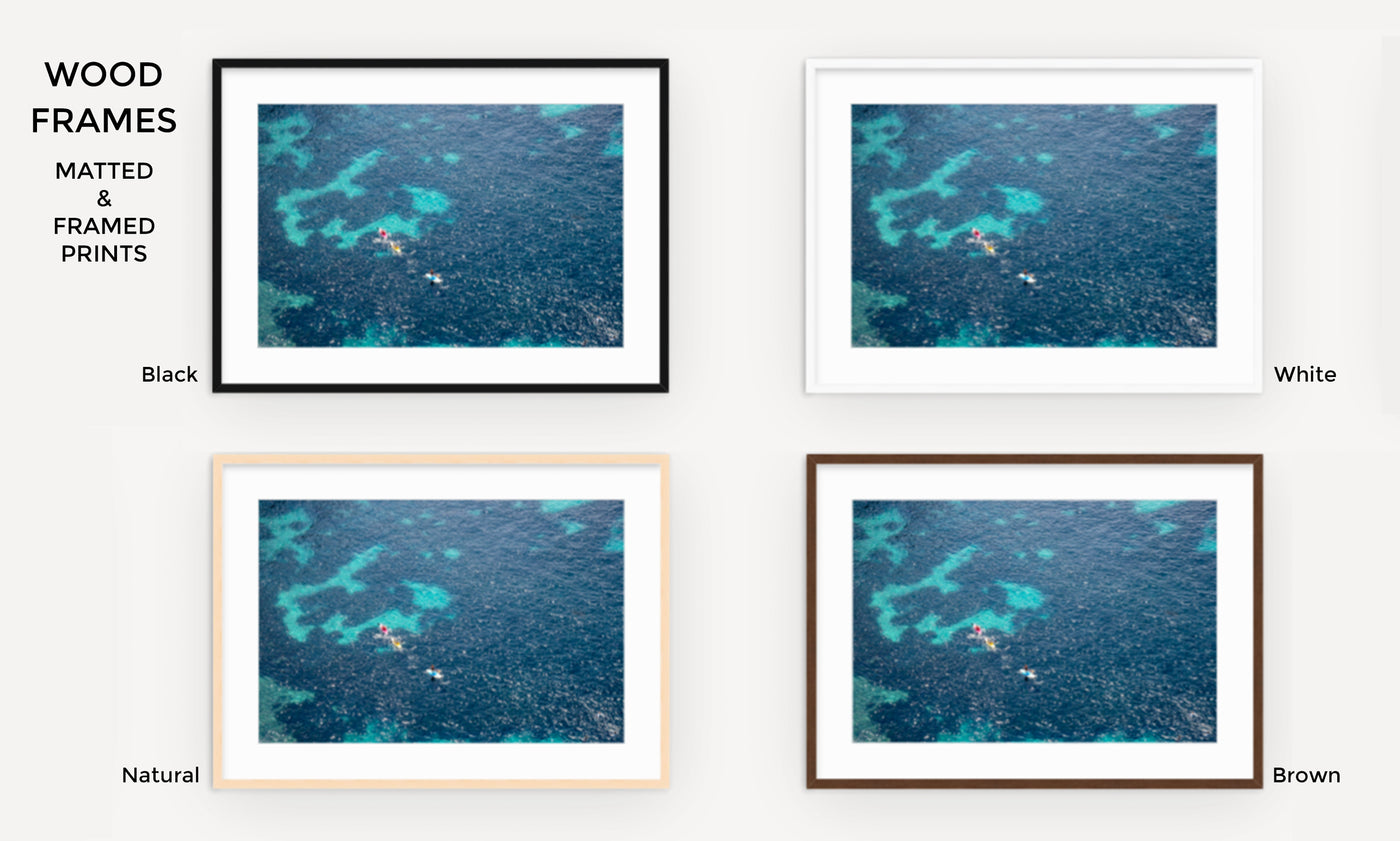 Cote d'Azur – Framed Mediterranean Sea aerial art print by Cattie Coyle Photography