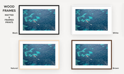 Cote d'Azur – Framed Mediterranean Sea aerial art print by Cattie Coyle Photography