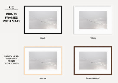 Silver Waves – Framed abstract fine art prints by Cattie Coyle Photography
