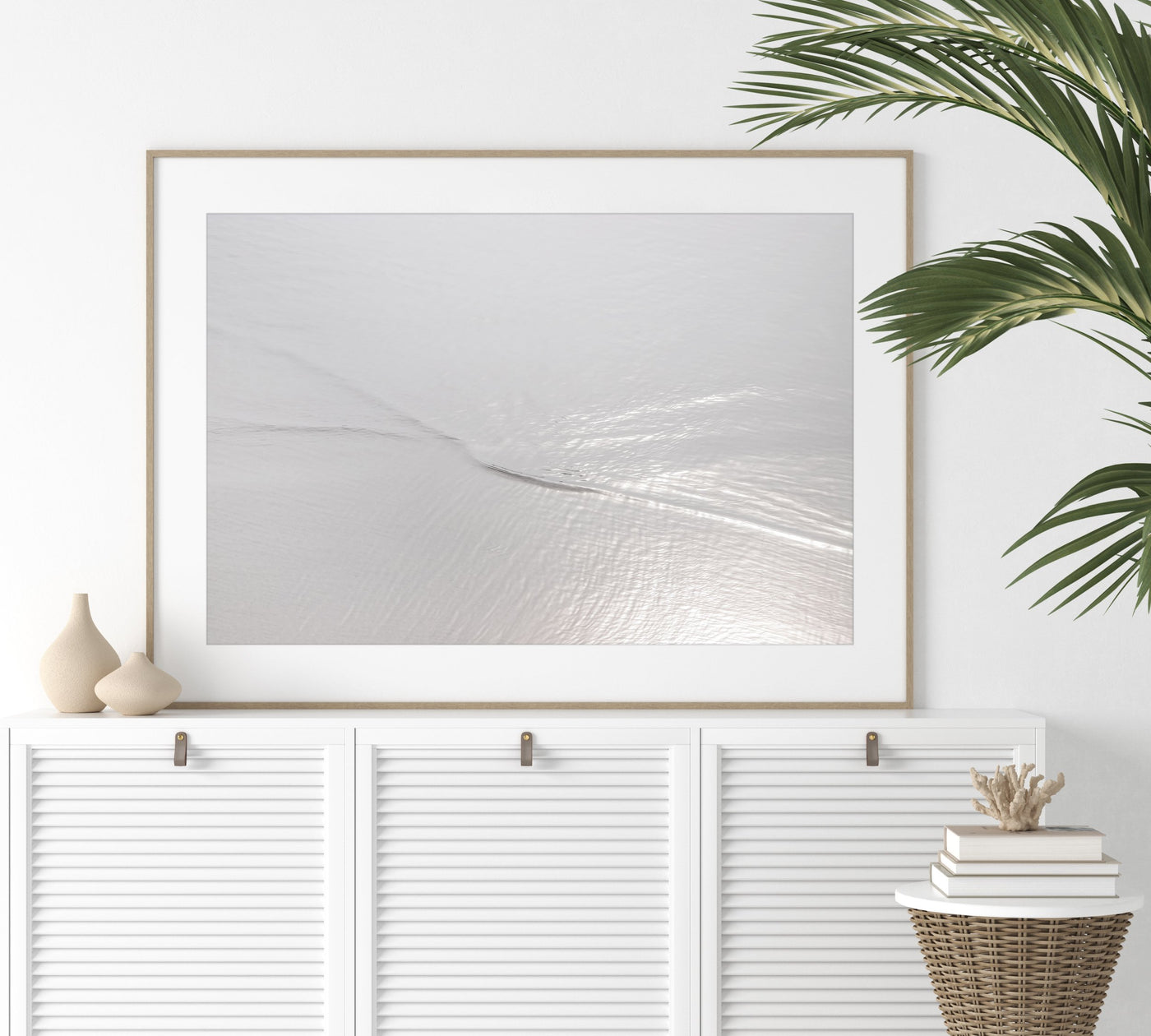 Silver Waves - Abstract water fine art print by Cattie Coyle Photography