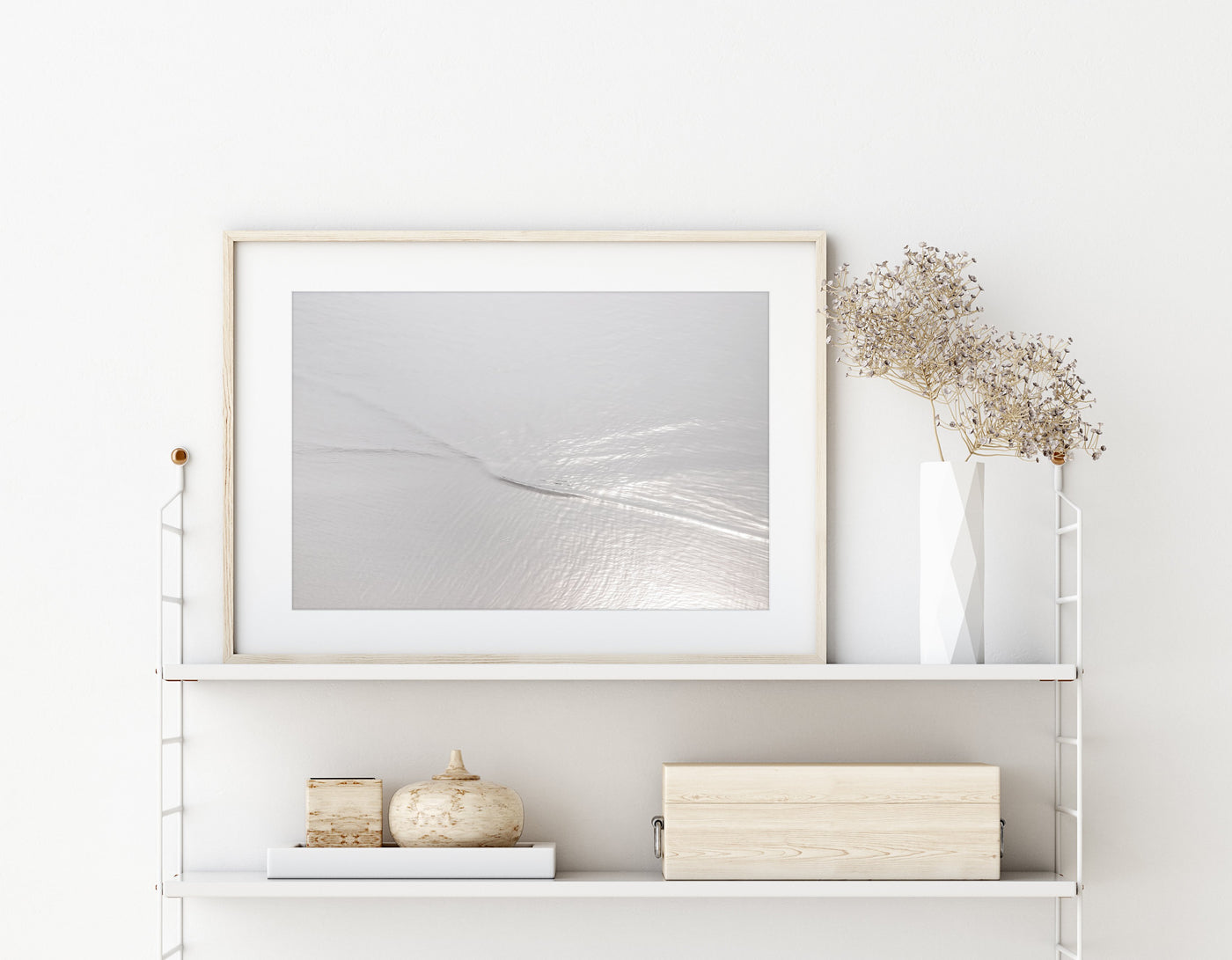 Silver Waves - Abstract water fine art print by Cattie Coyle Photography