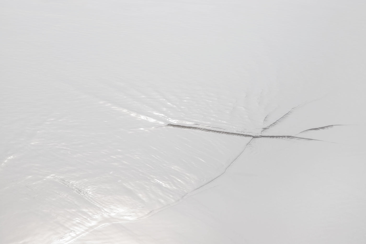 Silver Waves No 6 - Minimalist wall art by Cattie Coyle Photography 