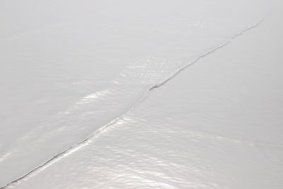 Silver Waves No 7 - Minimalist art print by Cattie Coyle Photography 