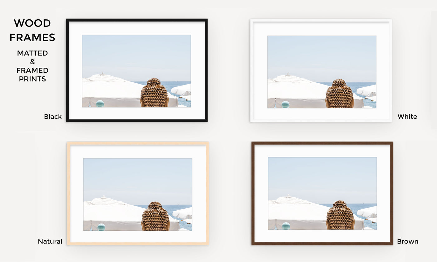 Framed Buddha wall art by Cattie Coyle Photography