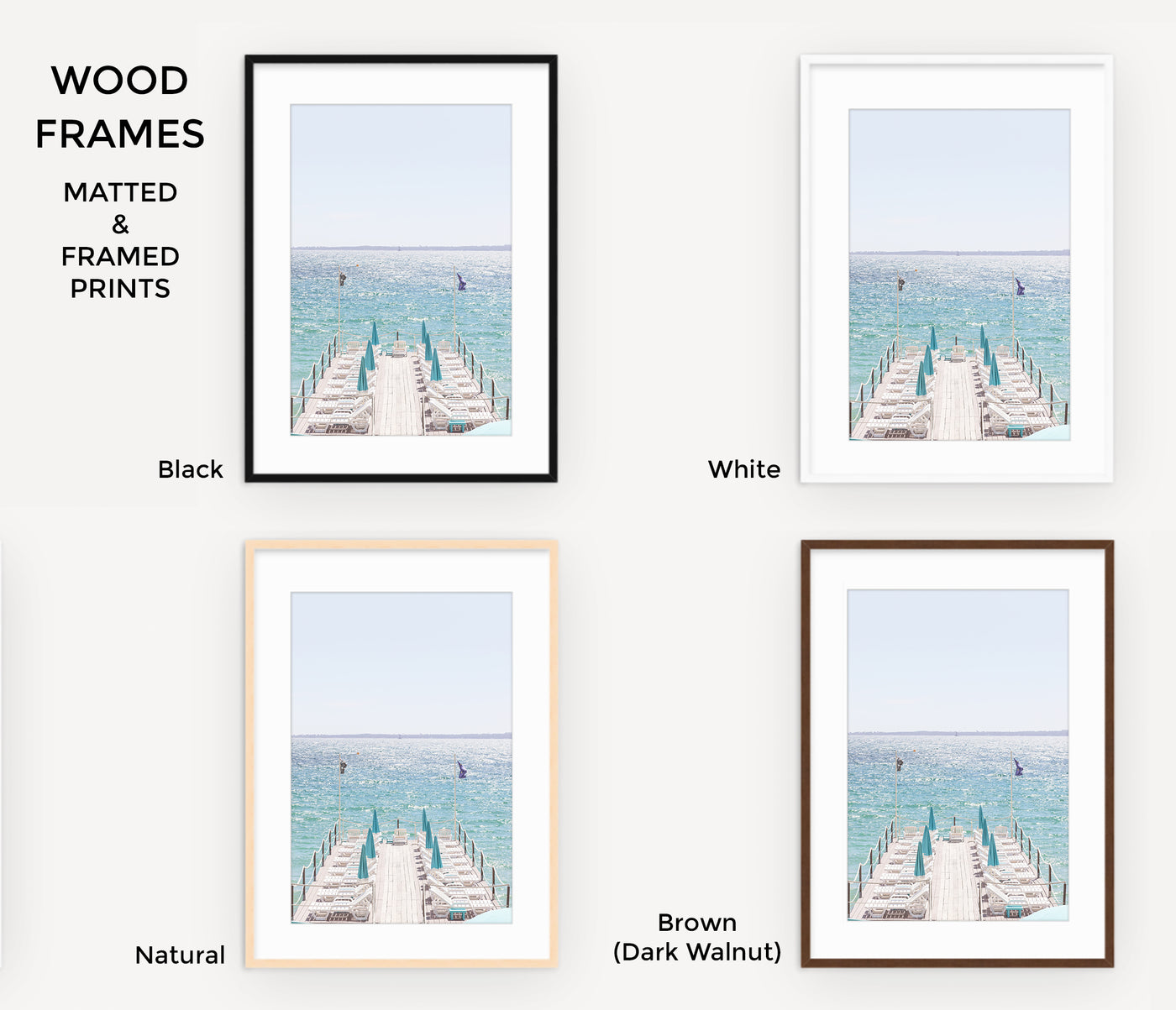 Juan les Pins – Framed beach photography art prints by Cattie Coyle Photography