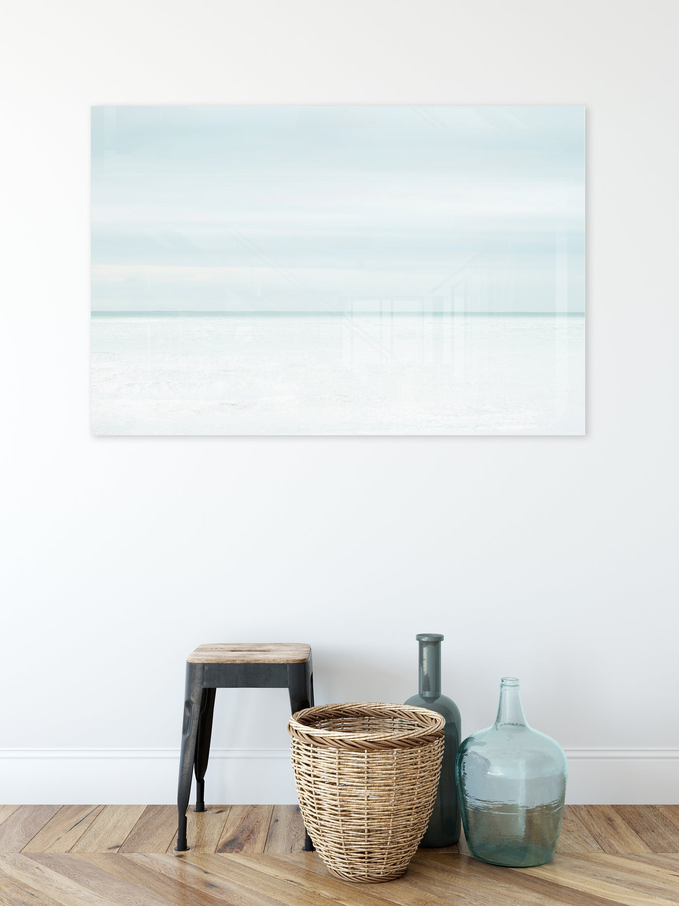 Line on the Horizon - Large arylic glass print by Cattie Coyle Photography