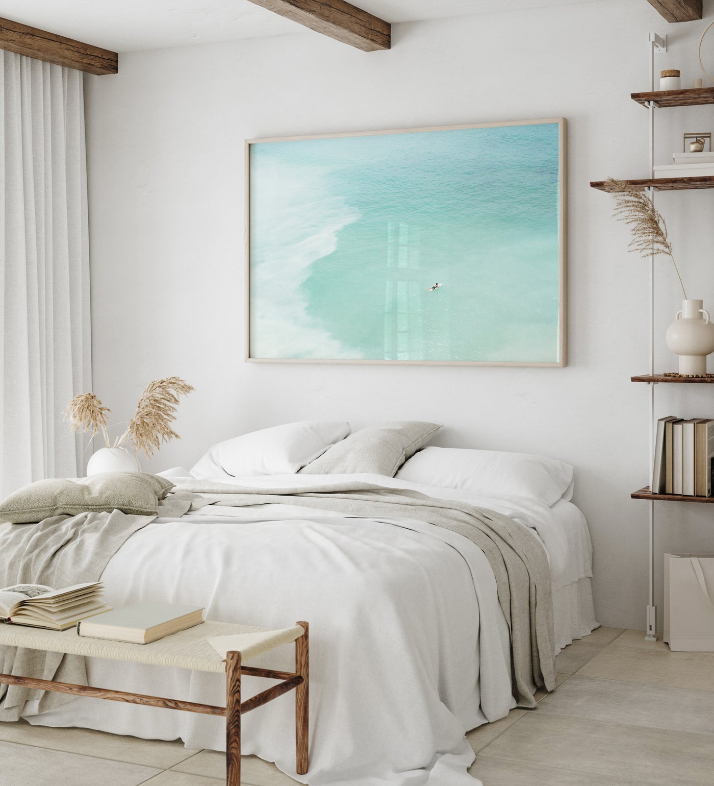 Magoito No 13 - Framed wall art by Cattie Coyle Photography in bedroom