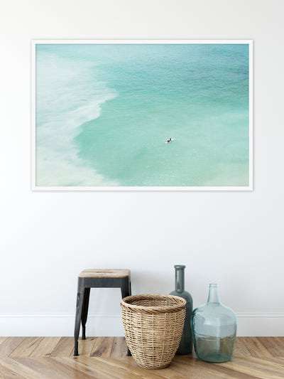Magoito – Large seafoam green ocean fine art print by Cattie Coyle Photography