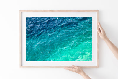 Mediterranean Shades of Teal – Fine art print by Cattie Coyle Photography