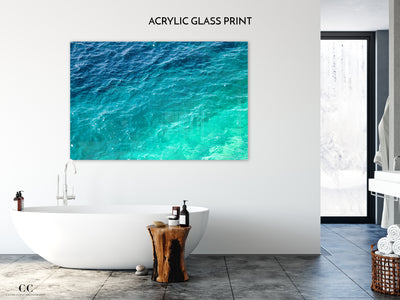 Mediterranean Shades of Teal – Acrylic glass print by Cattie Coyle Photography