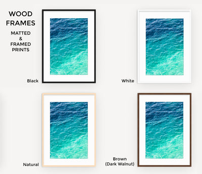Mediterranean Shades of Teal – Framed fine art prints by Cattie Coyle Photography