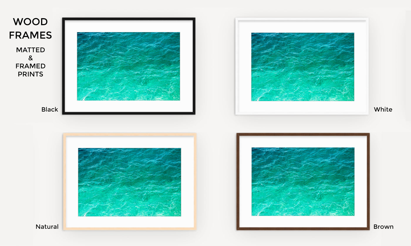 Mediterranean Shades of Teal – Framed fine art prints by Cattie Coyle Photography