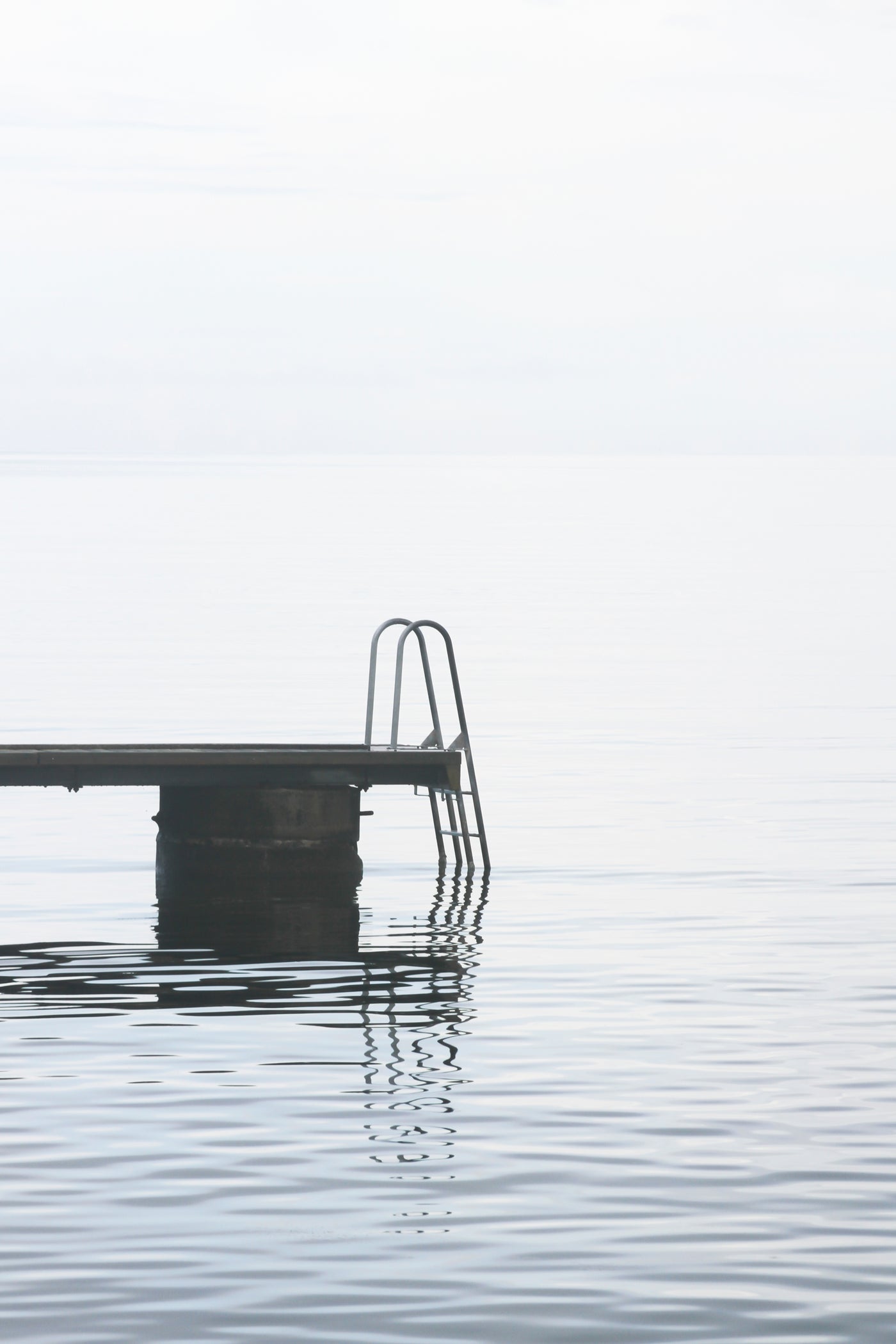 Morning Meditation No 1 Blue water fine art print by Cattie Coyle Photography