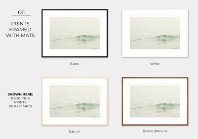 Ocean Waves No 7 – Framed ocean photography wall art by Cattie Coyle
