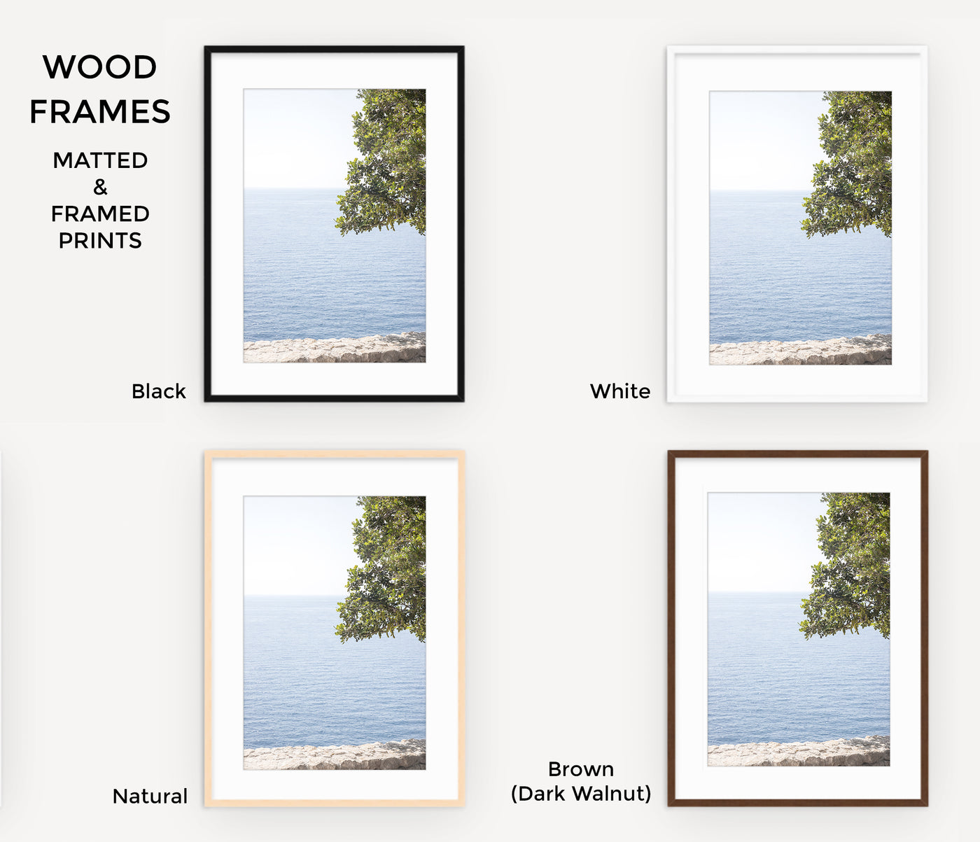 Ocean View – Framed art prints by Cattie Coyle Photography
