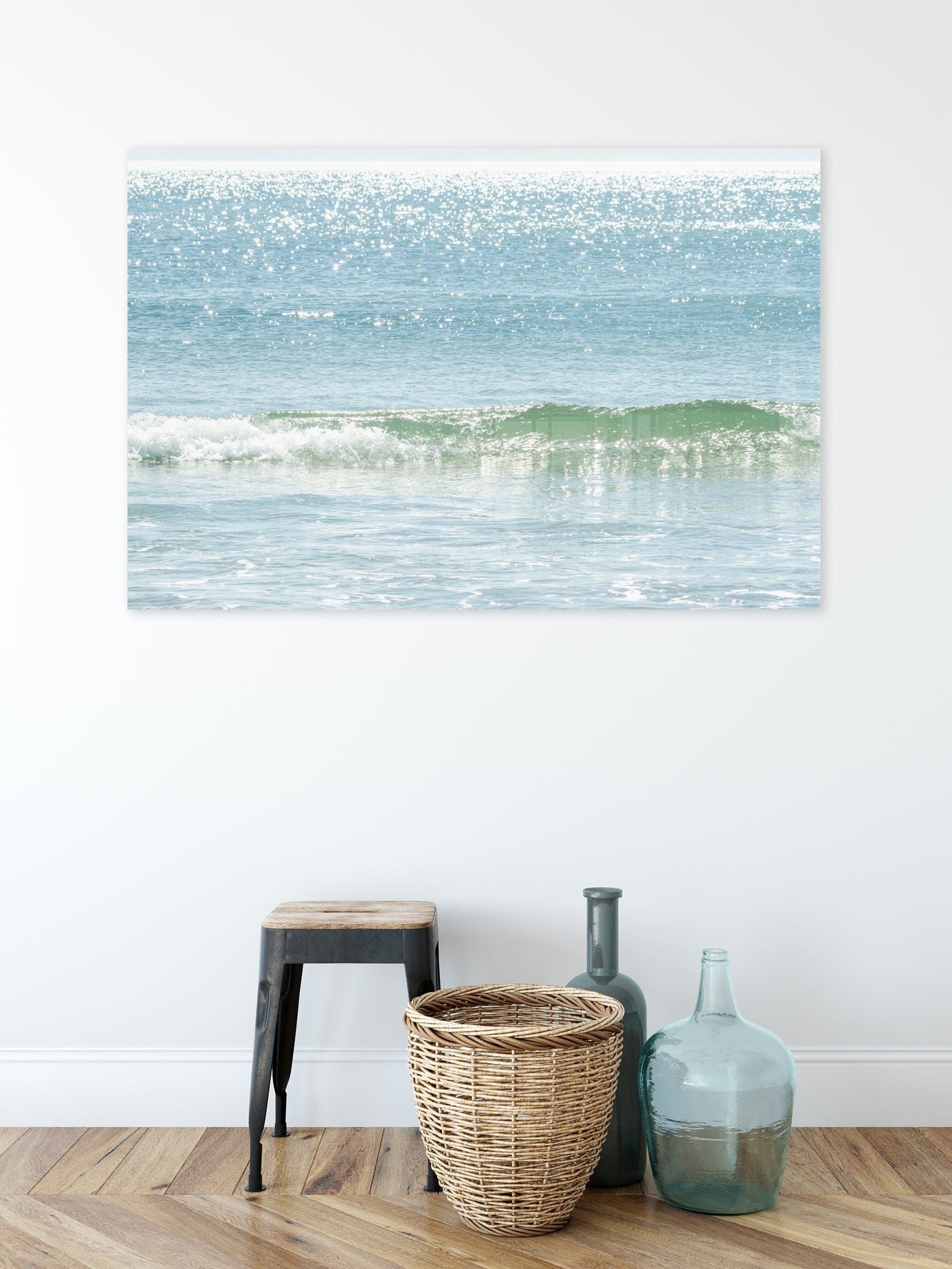 Ocean Wave acrylic glass wall art by Cattie Coyle Photography
