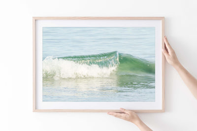 Ocean wave art print by Cattie Coyle Photography