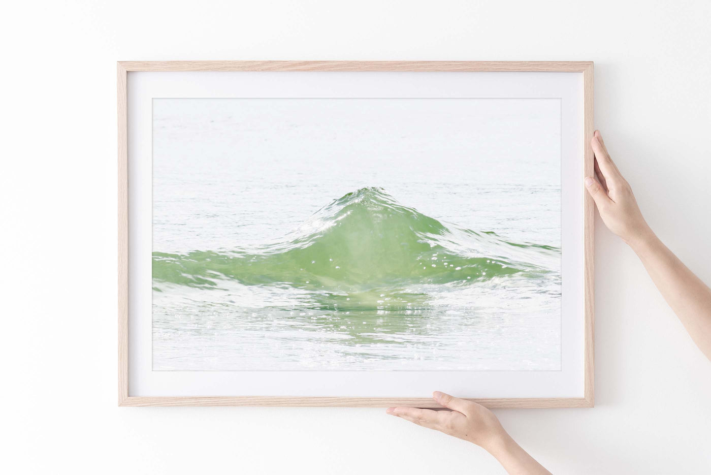 Ocean Waves No 1 - Framed ocean print by Cattie Coyle Photography