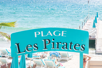 Plage les Pirates - Turquoise beach wall art by Cattie Coyle Photography