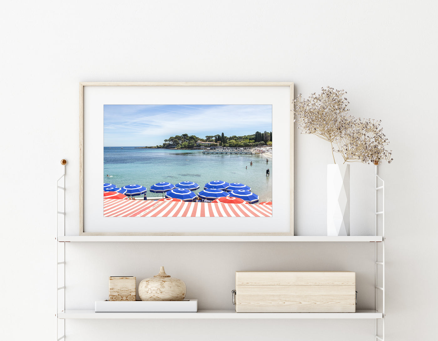 Plage de la Garoupe - French Riviera beach art print by Cattie Coyle Photography