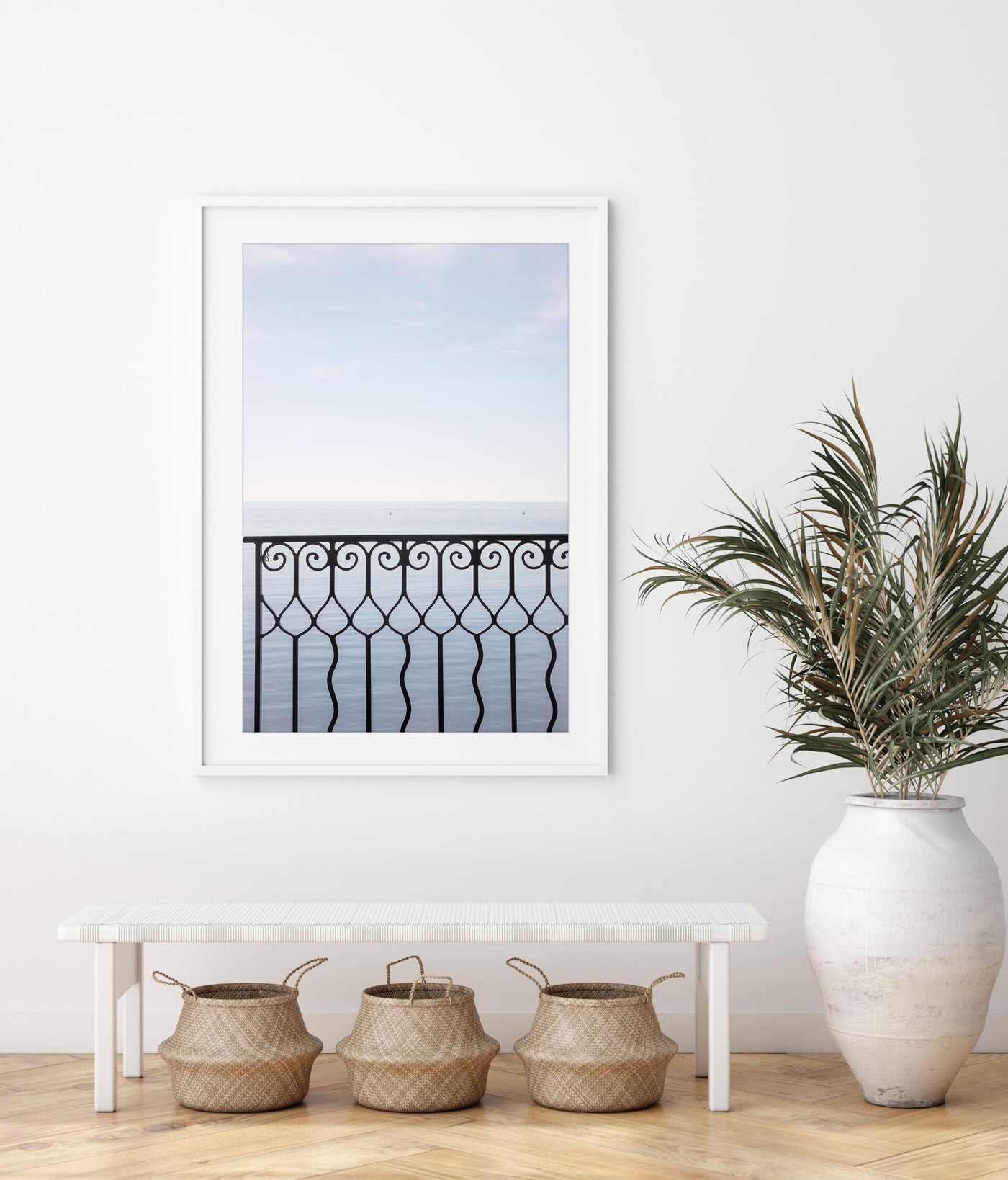 Quiet Morning - French Riviera art print by Cattie Coyle Photography