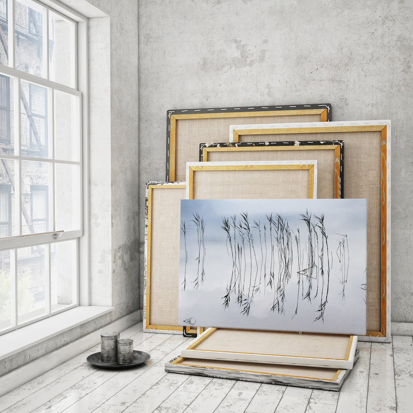 Reflections – Fine art canvas print by Cattie Coyle Photography