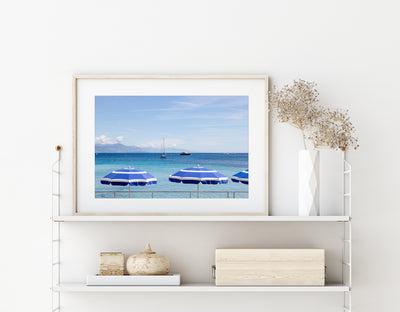 Riviera Blue - French Riviera photography art print by Cattie Coyle