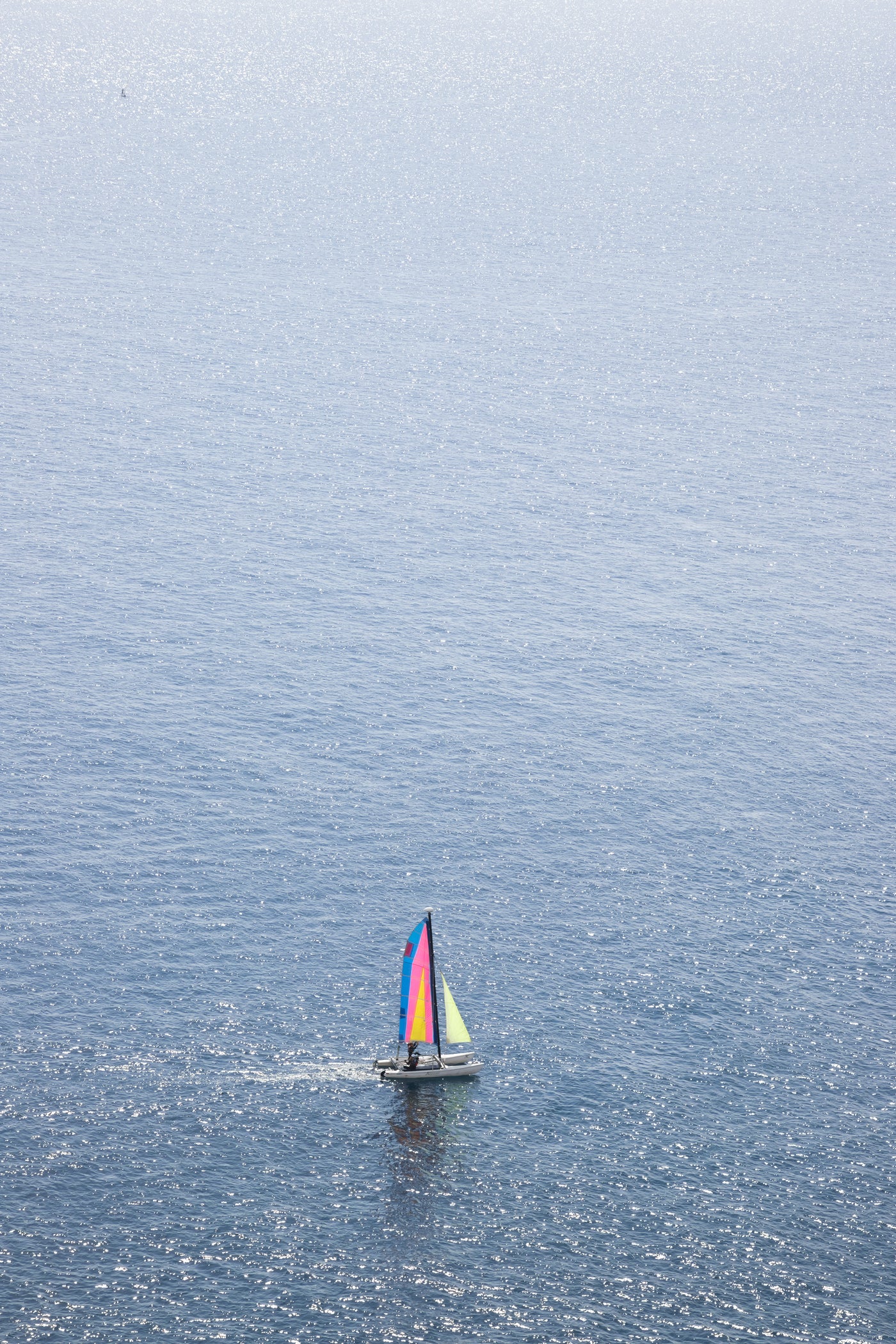 Sailing, Nice, France - Art print by Cattie Coyle Photography