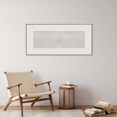 Neutral abstract artwork by Cattie Coyle Photography: Sandscape No 2 in living room