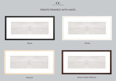 Neutral abstract artwork by Cattie Coyle Photography - Sandscape No 2 - framed with mat