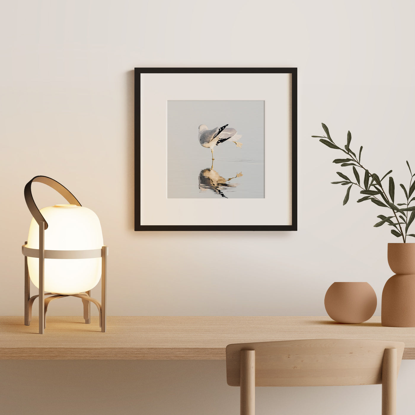 Seagull - Fine art print by Cattie Coyle Photography