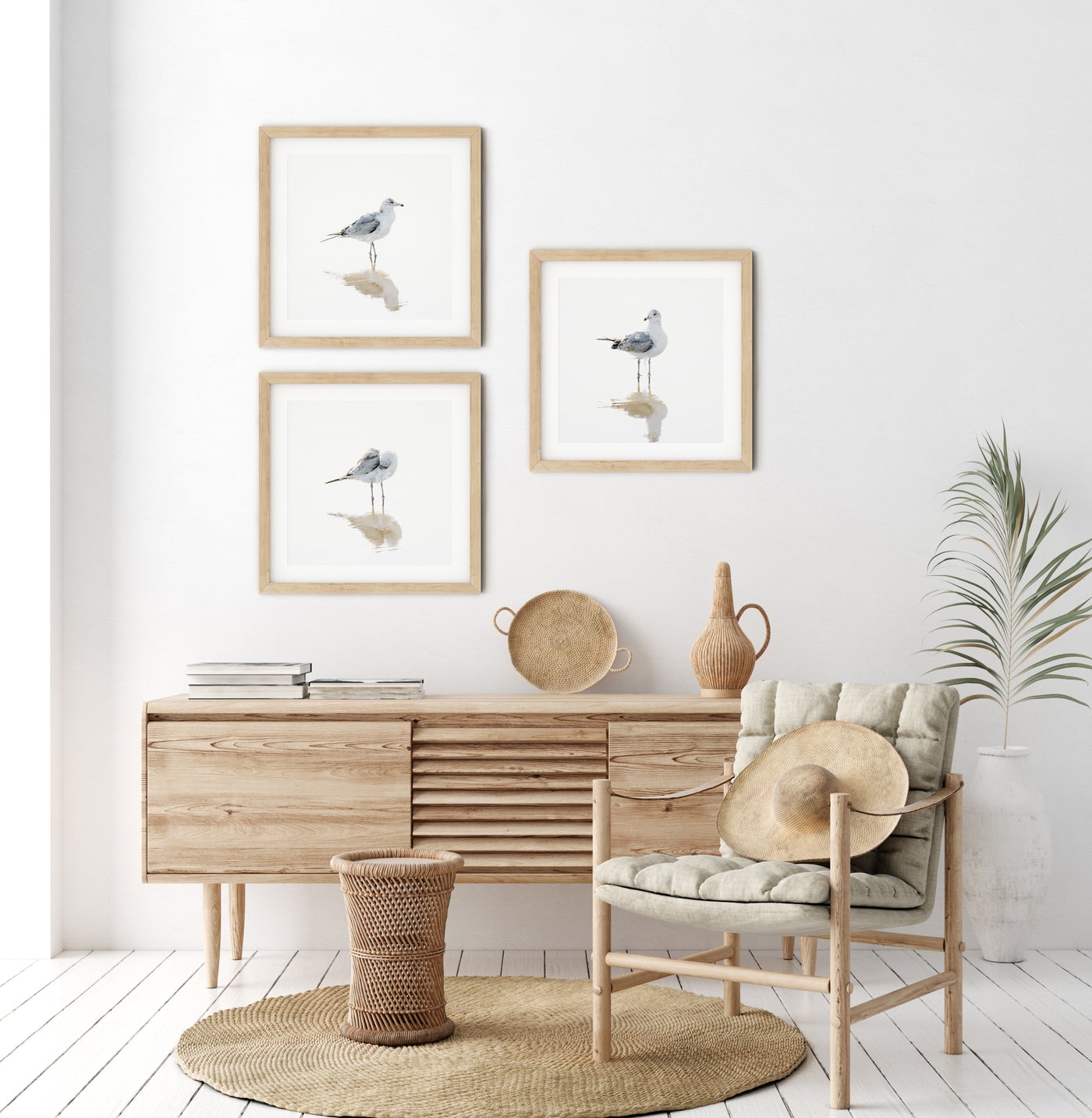 Seagulls - Set of 3 fine art prints by Cattie Coyle Photography