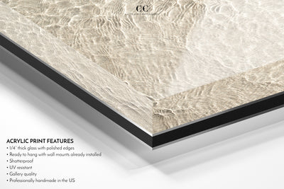 Shallow Water – Acrylic glass print by Cattie Coyle Photography