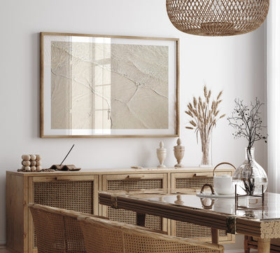 Shallow Water - Large fine art print by Cattie Coyle Photography in dining room