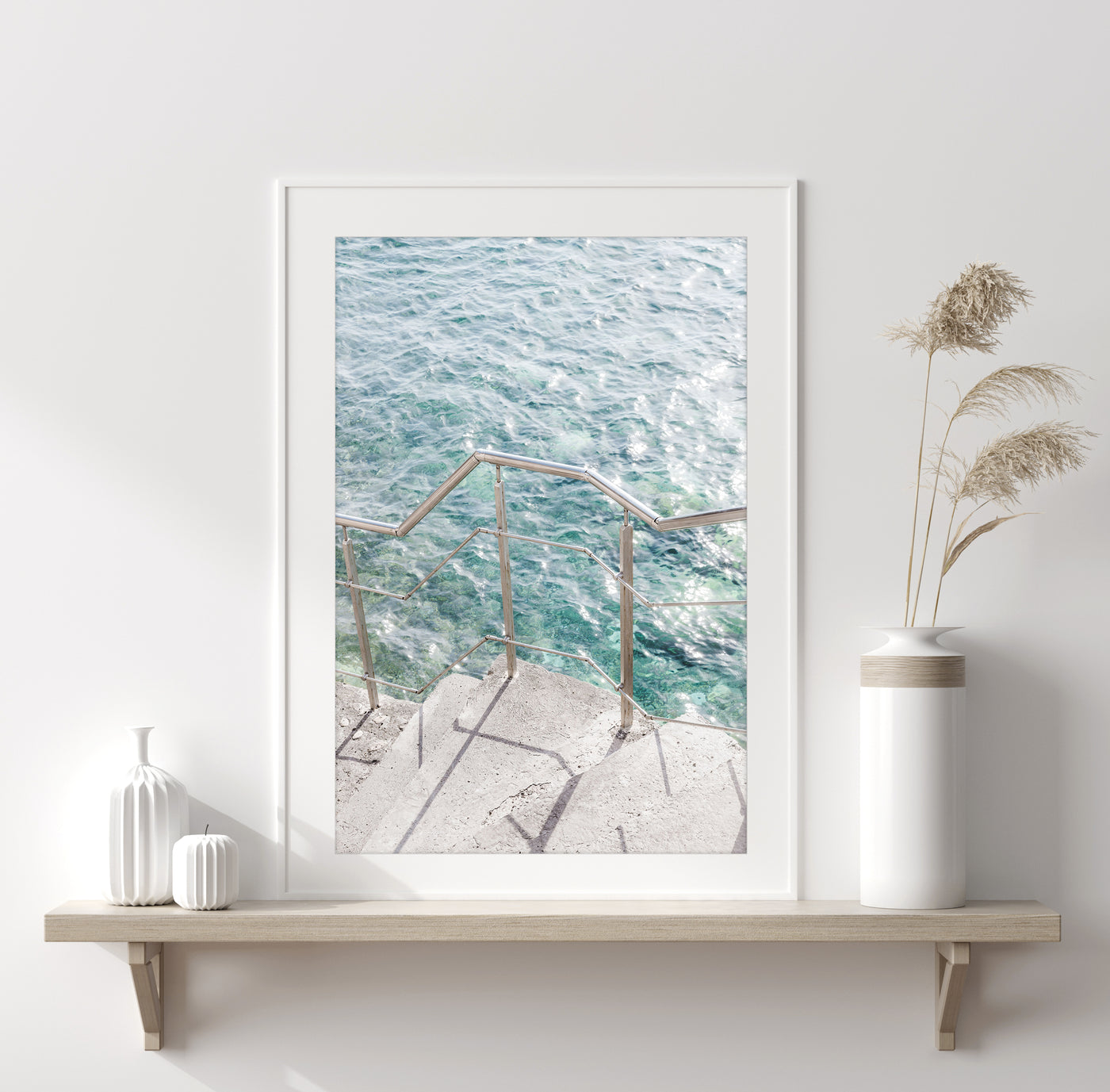 Steps to the Sea – Fine art print by Cattie Coyle Photography