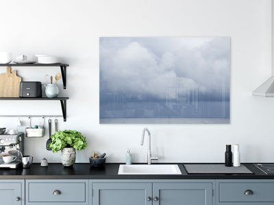 Summer Storm No 2 - Metal art print by Cattie Coyle Photography in kitchen