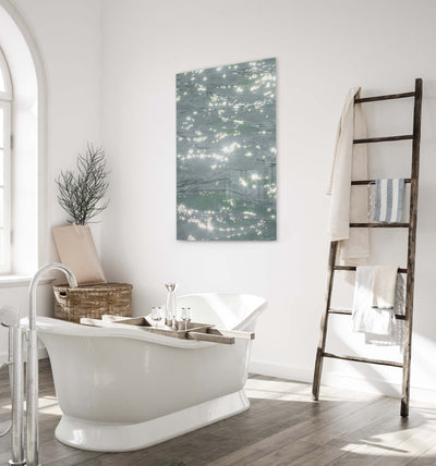 Sunstars - Acrylic glass art for bathroom walls by Cattie Coyle Photography. Copyright 2018. All rights reserved.