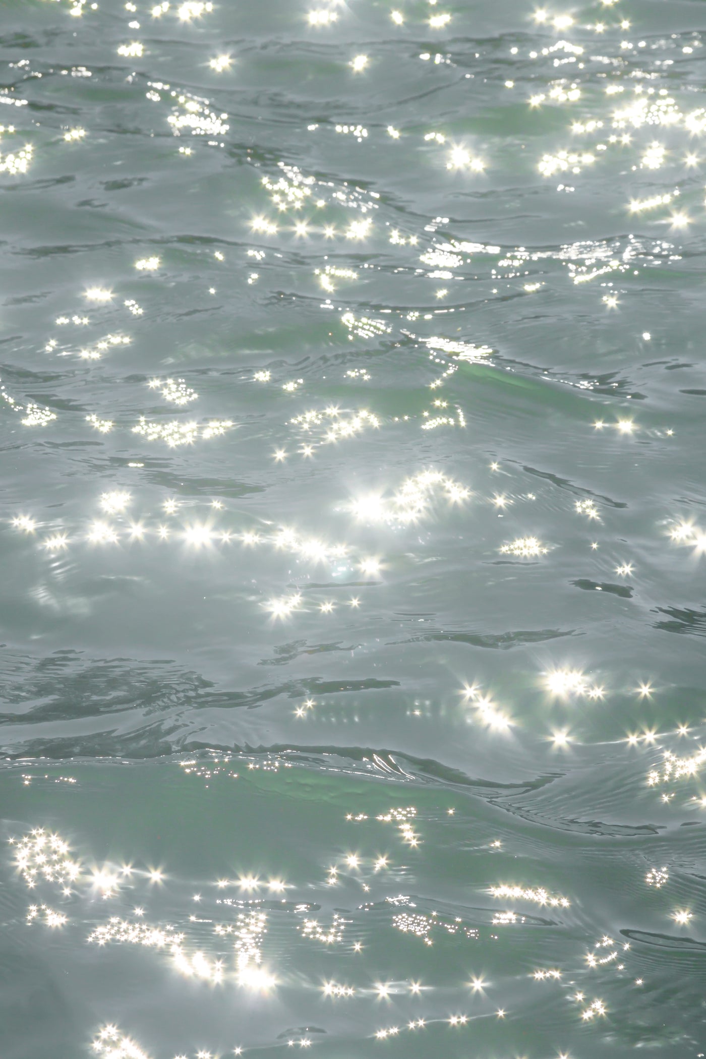 Sun glitter on ocean art print by Cattie Coyle Photography