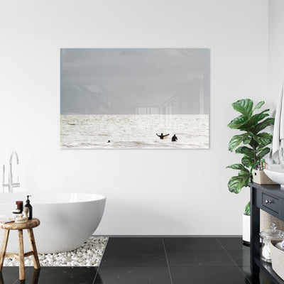 Surfing photography acrylic glass print by Cattie Coyle Photography