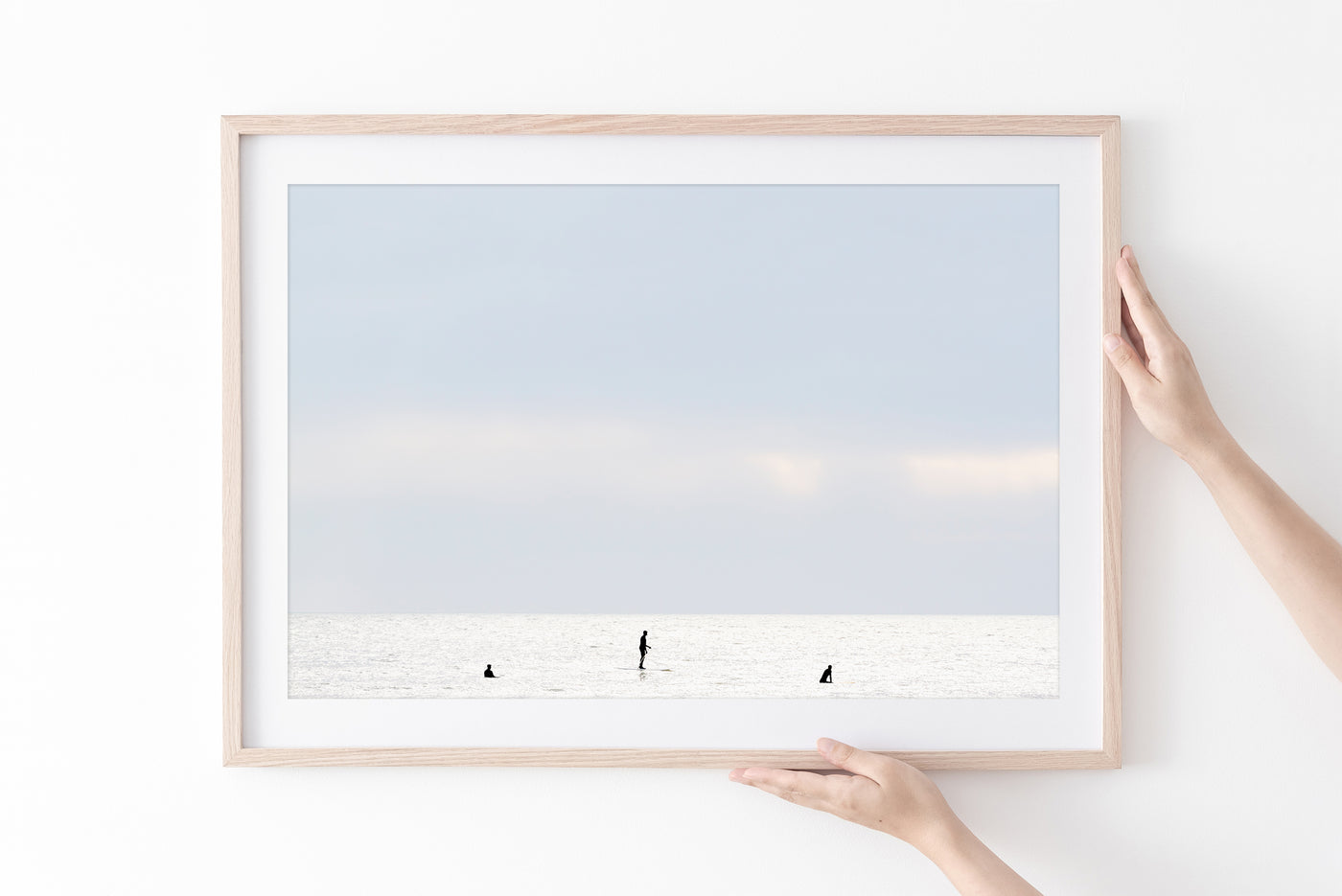 Framed surfing fine art print by Cattie Coyle Photography