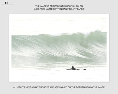 Surfing fine art print by Cattie Coyle Photography